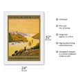 thumbnail image 2 of Excursions to Brittany - Chemins de fer de l'État (French State Railways) - Vintage Travel Poster by P. Ladureau c.1940s - Japanese Unryu Rice Paper Art Print 24 x 32 in, 2 of 4