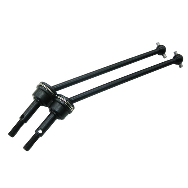 Bewildely RCGOFFLOW, 2 piezas, diseño estriado de acero, junta de transmisión Universal para 1/10 Rc, junta de transmisión Universal FS 51805 Kits de construcción modelo Negro