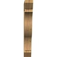 thumbnail image 2 of Ekena Millwork 6"W x 36"D x 44"H Funston Slat Rough Sawn Bracket, Western Red Cedar, 2 of 4