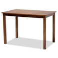 thumbnail image 4 of Baxton Studio Nicolette Modern and Contemporary Walnut Brown Finished Wood 5-Piece Dining Set, 4 of 9