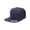 Navy, variant on Classic Style 6-Panel Snapback Cap, Black