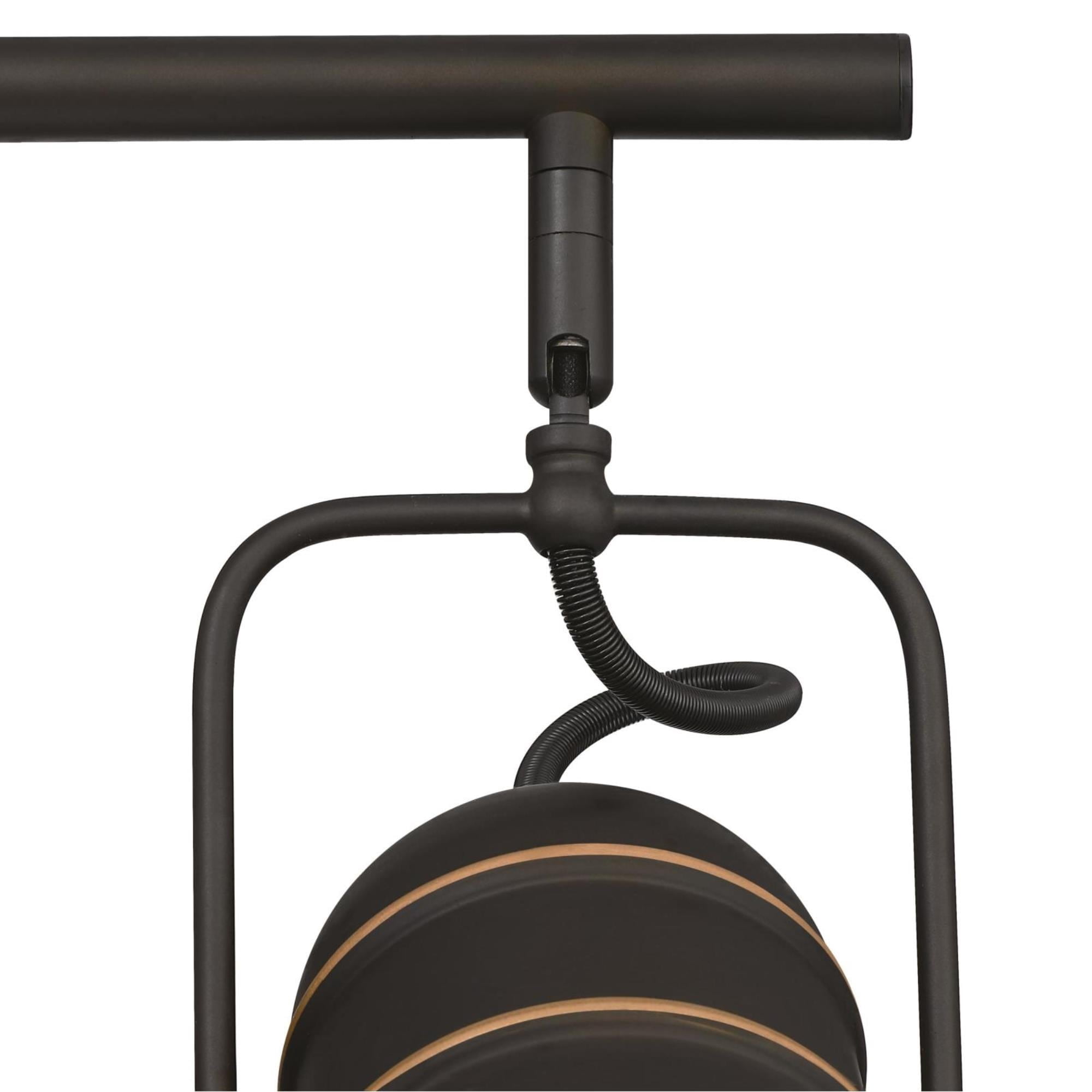 Westinghouse Westinghouse Lighting 6116800 Boswell Vintage-Style Four-Light Indoor Track Light Kit, Oil-Rubbed Bronze Finish with Highlights