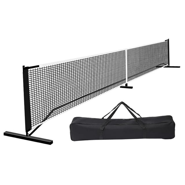 bedienty Filet de Pickleball Portable Filet de Badminton pour Terrain de Pickleball Entraînement Fête Entrée Sans Marqueur