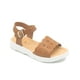 thumbnail image 5 of Sandalia Huarache Para Niña Pasitos Enanos Piel Ligeras cafe 12, 5 of 6