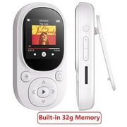 2024 New Mini Clip MP3 Player Portable Sports Music Player HiFi Lossless Music MP3 With Bluetooth, FM Radio, Recording