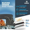 thumbnail image 7 of Knox T40A-A4 54-60 in. Universal 4 Bow Bimini Top with Storage Boot for Boats, Charcoal Gray, 7 of 7