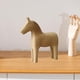 thumbnail image 5 of Caballo de madera cruda, adorno de animal en blanco listo para pintar, escultura, sin pintar Estilo D, 5 of 7
