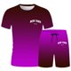 thumbnail image 4 of Playeras Estampadas Para Hombre, Camiseta Holgada Con Estampado De Letras De Ciudad Para Hombre, Conjunto De Ropa Deportiva De Verano, Ropa Deportiva Informal, 4 of 4
