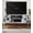 47 inches Tv Table+Diamond Crystal Doors+Silver Mirror, variant on HMYG 47" Mirror TV Media Console with Diamond Glass Door Dual Door Design and Open Storage Space Compatible with 50" TV Modern Decor for Living Room Bedroom