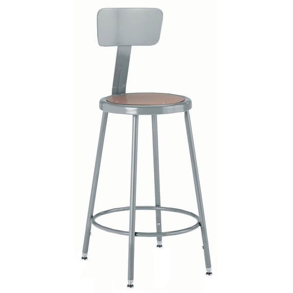 Backrest Stool (16 in. W x 16 in. D x 18 in. H (17 lbs.))