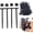 50pcs, variant on Strap Style Buckle Zip Tie, Nylon Universal Cable Tie Buckles – Multipurpose Fastening Tool, T Zip Tie with Button for Bumper, Fender, Door Panel, Trim & Engine Splash Shield Retainer (50PCS)