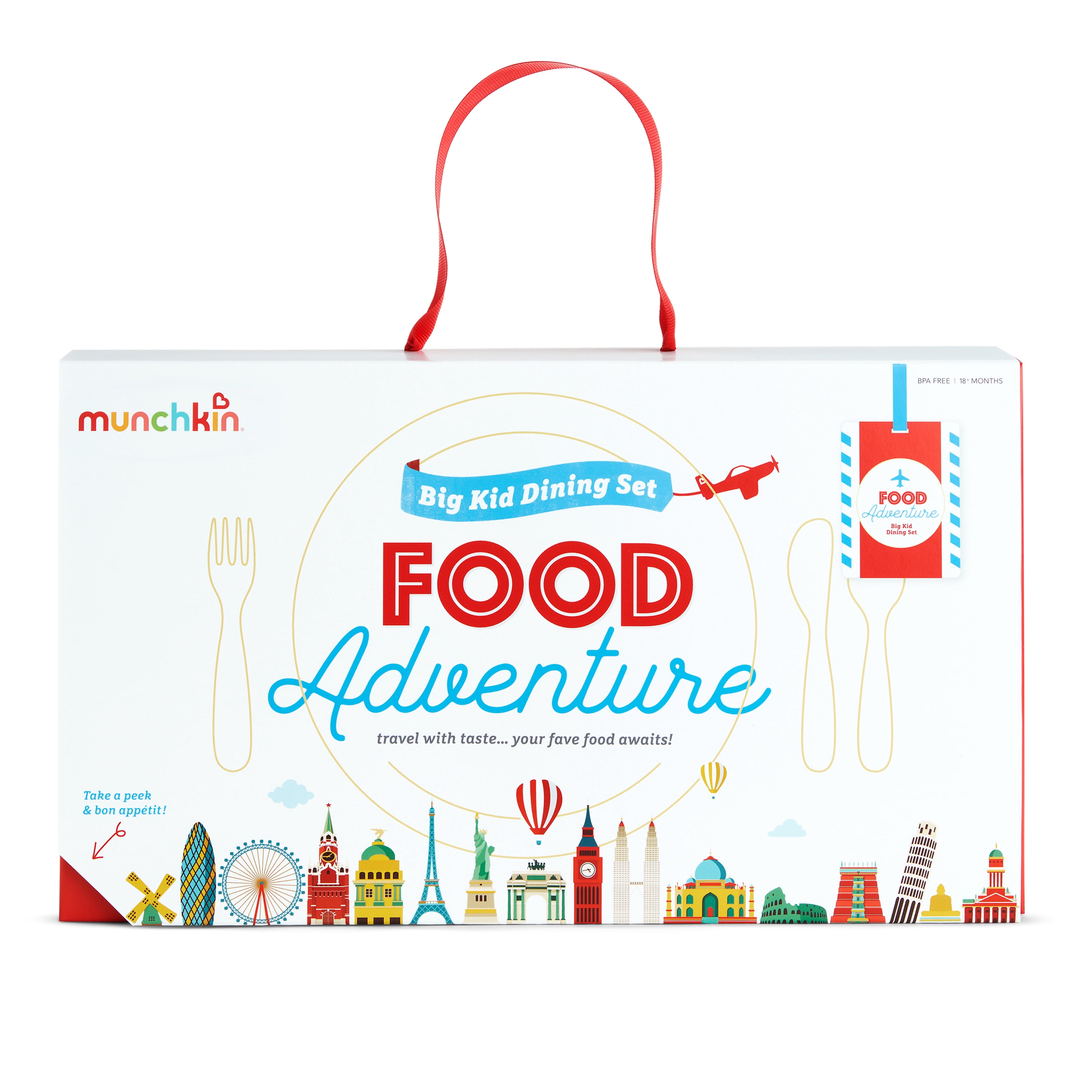 Munchkin® Food Adventure Splash™ Toddler Dining Gift Set, Blue, Unisex