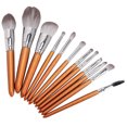 thumbnail image 3 of MAANGE 12pcs Beauty Brush Set Foundation Powder Blush Concealers Eye Shadow Makeup Brushes Kit, 3 of 14