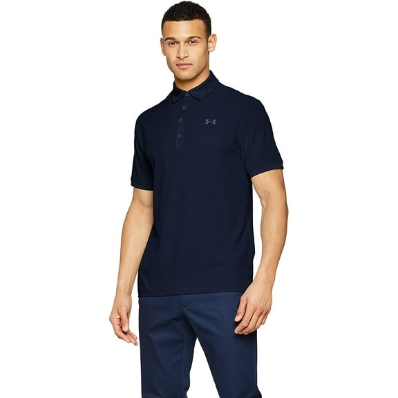 Under Armour Playoff Vented Polo - Academy/Pitch Gray - S