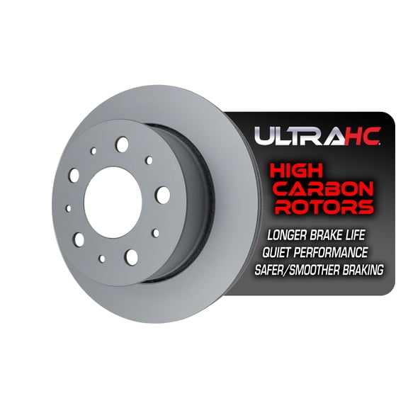 UltraHC Coated High Carbon Brake Rotor, Rear UR004195, Ram ProMaster 2500 2021-2014