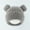 Gray, variant on Kids Knit Beanie Hat, Winter Bear Ears Hat Warm Knitted Fleece Lined Woollen Ski Pompom Hat