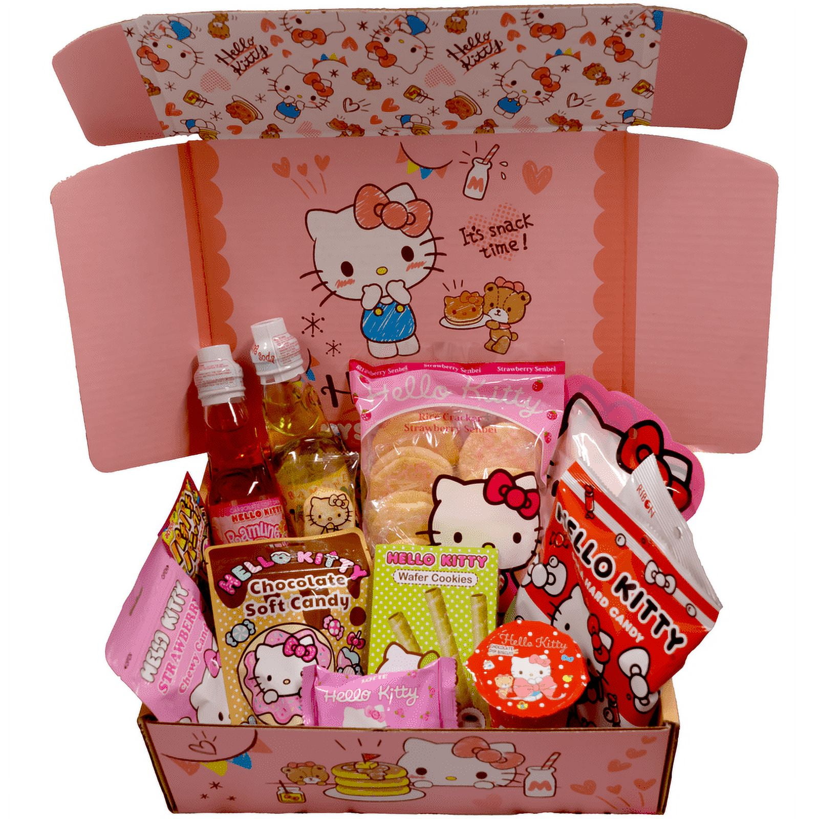 Hello Kitty Mystery Crate Snack Box, Sanrio Collectible, Japanese