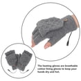 thumbnail image 3 of Supvox 1Pair Electric Heating Mitts Grey Windproof Thermal Gloves for Outdoor Sports, 3 of 6
