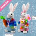 thumbnail image 2 of Ayieyill Easter Decorations, 2 Pcs Easter Bunny Plush, 11’ Spring Swedish Tomte Easter Gnomes Plush for Home Table and Gift(Rainbow), 2 of 6