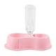 thumbnail image 5 of Comedero para gatos con doble cuenco y dispensador automático de agua. Reposición automática de agua. Rosado, 5 of 5
