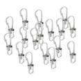 thumbnail image 4 of 30 unids/pack Clip de cordón a presión de Metal ganchos de resorte cierres de Camping hebillas de llavero 25mm Zulema Metal Lanyard Hooks, 4 of 8