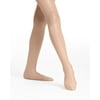 Danskin Girl's Shimmery Footed Dance Tights, Sizes 4-16