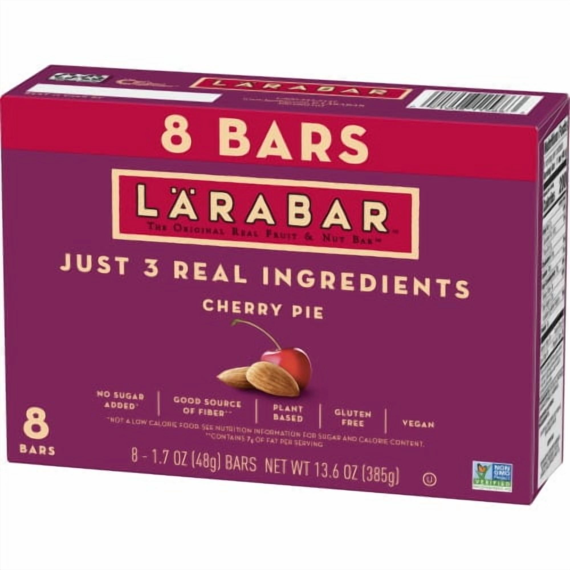 2X-Larabar Cherry Pie Gluten Free Vegan Fruit & Nut Bars - 1.7 oz - 8 ct