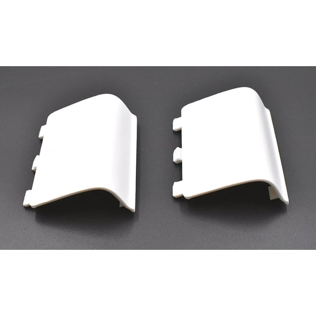 2 Pack of Replacement Battery Cover Door Compatible with Xbox One/Xbox One S Controller, Battery Back Shell Repair Part Compatible with Xbox Wireless Controller,White