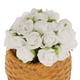 thumbnail image 4 of 200 Mini Rosas Artificiales Flores Ramo Novia Novia Decoración Rosa Soledad Flor de rosa artificial, 4 of 10