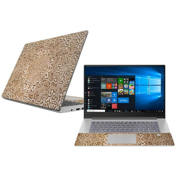 Skin Decal Wrap Compatible With Lenovo Ideapad 530S 15" (2018) Sticker Design Carved