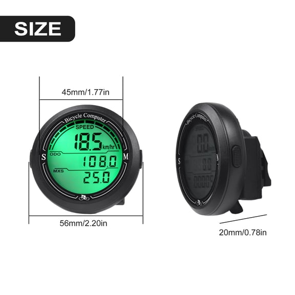 Outdoor Cycling Wired Bike Computer Waterproof Mtb Bicycle Speedometer