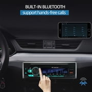 Single 1 Din Car Radio FM USB Bluetooth TF