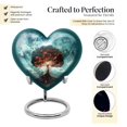 thumbnail image 3 of Nature's Midnight Blaze Tree - Heart Urn For Ashes - Sleek Small Urn for Adult Female Elegance - Compact Keepsake for Human Memories - Heart Urn - Memorial Gifts - 3 Inch, Set Of 2, 3 of 5