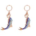 thumbnail image 3 of Raindrops 2pcs Shark Shape Key Chain Rhinestone Shark Pendant Decorative Key Ring Backpack Keychain, 3 of 8