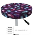 thumbnail image 2 of Kdxio Peacock Feathers3 Print Stool Covers Round,Stretch Round Bar Stool Covers Washable Bar Stool Cushion Slipcover for 12-15 Inch Chair, 2 of 5