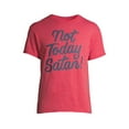 thumbnail image 5 of Not Today Satan Men's and Big Men's Graphic T-shirt, 5 of 5
