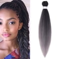 thumbnail image 1 of Fiudx Filamento de Cabello de Ganchillo Preestirado de Color Degradado de 26 Pulgadas, 1 of 5