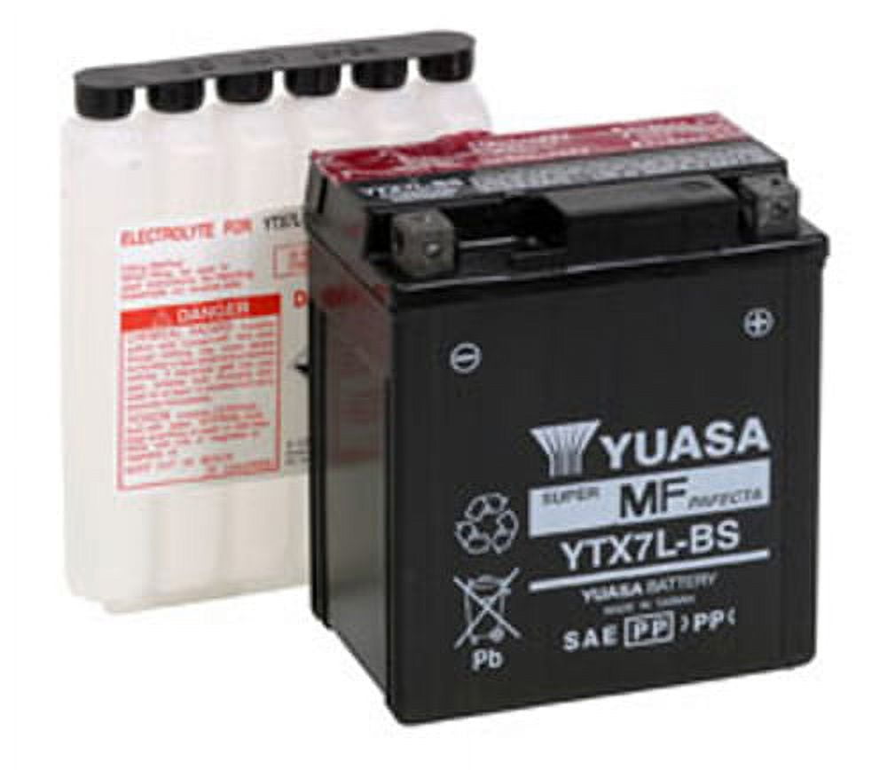 Yuasa Motorcycle Battery YTZ8V - Sealed Factory Activated