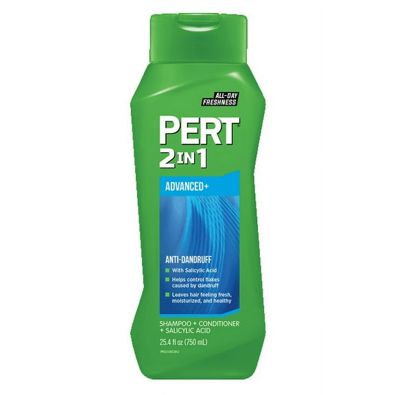 Pert Plus 2 in 1 Shampoo   Conditioner Dandruff Control 25.40 oz Pack of 4