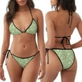 thumbnail image 3 of Fotbe Cute Frog Traje de Baño para Mujer de Dos Piezas – Bikini Sexy de Tirantes Tipo Halter con Diseño Triangular, 3 of 6