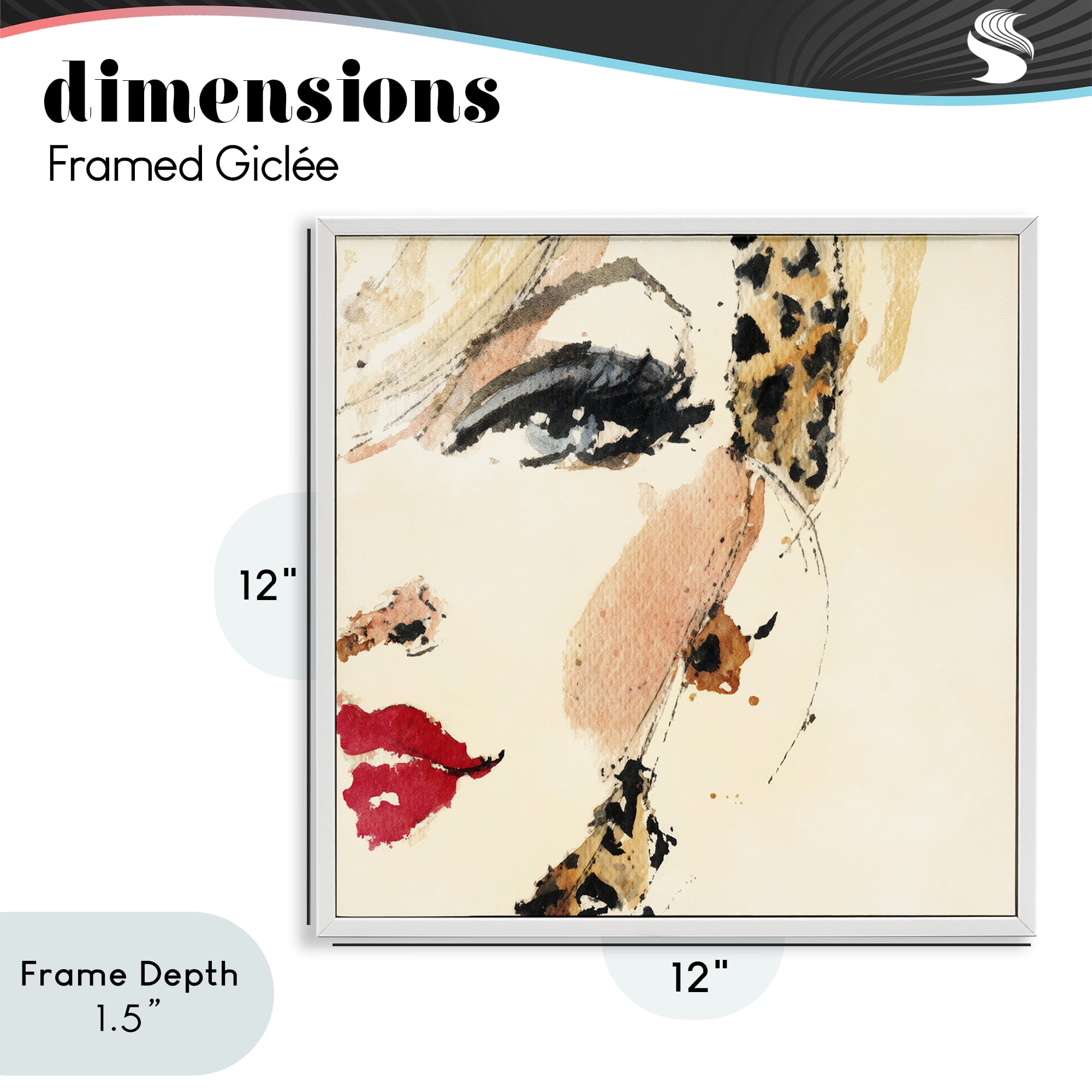 Stupell Industries Crimson Enigma Lipstick White Framed Giclee Art, design by Svetlana Aleynikova