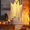 thumbnail image 4 of LED Hanging Ghost Decorations for Halloween - Glowing Lighted Flying Ghosts with LED Lights - Outdoor/Indoor Haunted House Decor for Yard, Tree, Porch - Spooky Party Atmosphere Decoration, 4 of 9