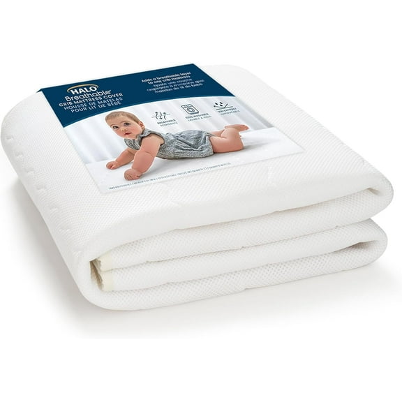 HALO Breathable Crib Mattress Cover