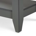 thumbnail image 5 of Modern Grey Wood Coffee Table - Living Room Table with Shelf - Rectangular Design - Home Furniture 39.7"W, 5 of 6