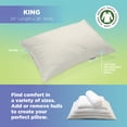 thumbnail image 4 of Multigrain 20X36" King Bed Pillow - Organic Cotton Fabric Soft Pillow for Sleep - Made in USA, 4 of 11