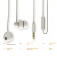 thumbnail image 3 of Auriculares para dormir MAXROCK Total Soft Silicon con micrófono, color blanco, 3 of 8