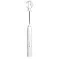 thumbnail image 4 of spumador de leche electrico, Agitador electricoa recargable por USB, Batidora de mano, Batidores de acero inoxidable y 3 velocidades ajustables para café, Café con leche, Capuchino, (Negro), 4 of 5
