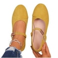 thumbnail image 5 of Tawop Shoes Women Mary Jane Casual Flat Womens Dress Shoes Loafers Retro, 5 of 9