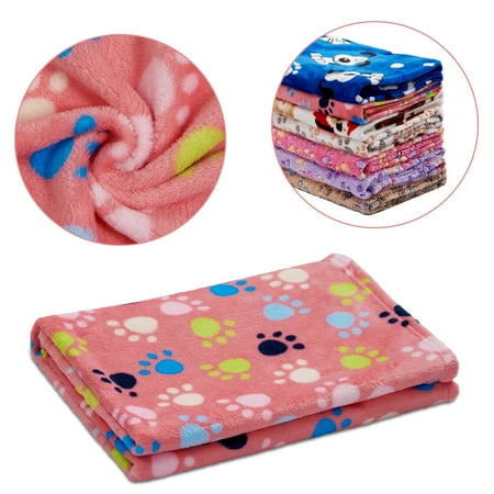 - Puppy Sleeping Small Cats Bed Doggy Soft Warming Fleece Pet Dogs Blanket 104*76cm Pink #1