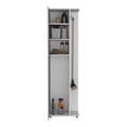 thumbnail image 4 of We Have Furniture Broom Storage Closet Edmond, Kitchen, White, 4 of 6